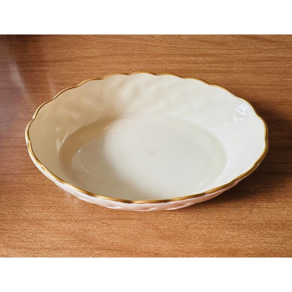 Vintage 8” oval bowl lattice collection by Lenox - Picture 7 of 10